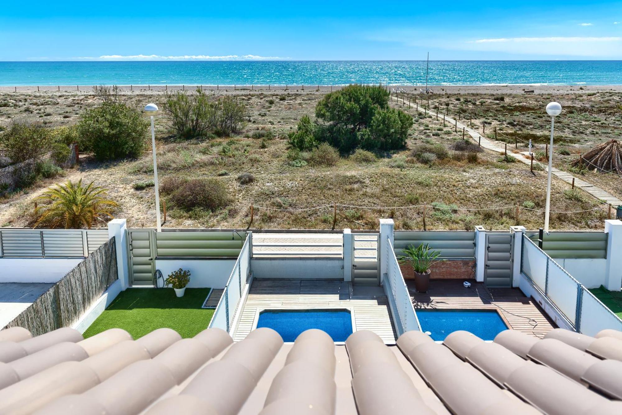 Апартаменти Casa Frente Al Mar Con Piscina Privada Сагунт Екстер'єр фото
