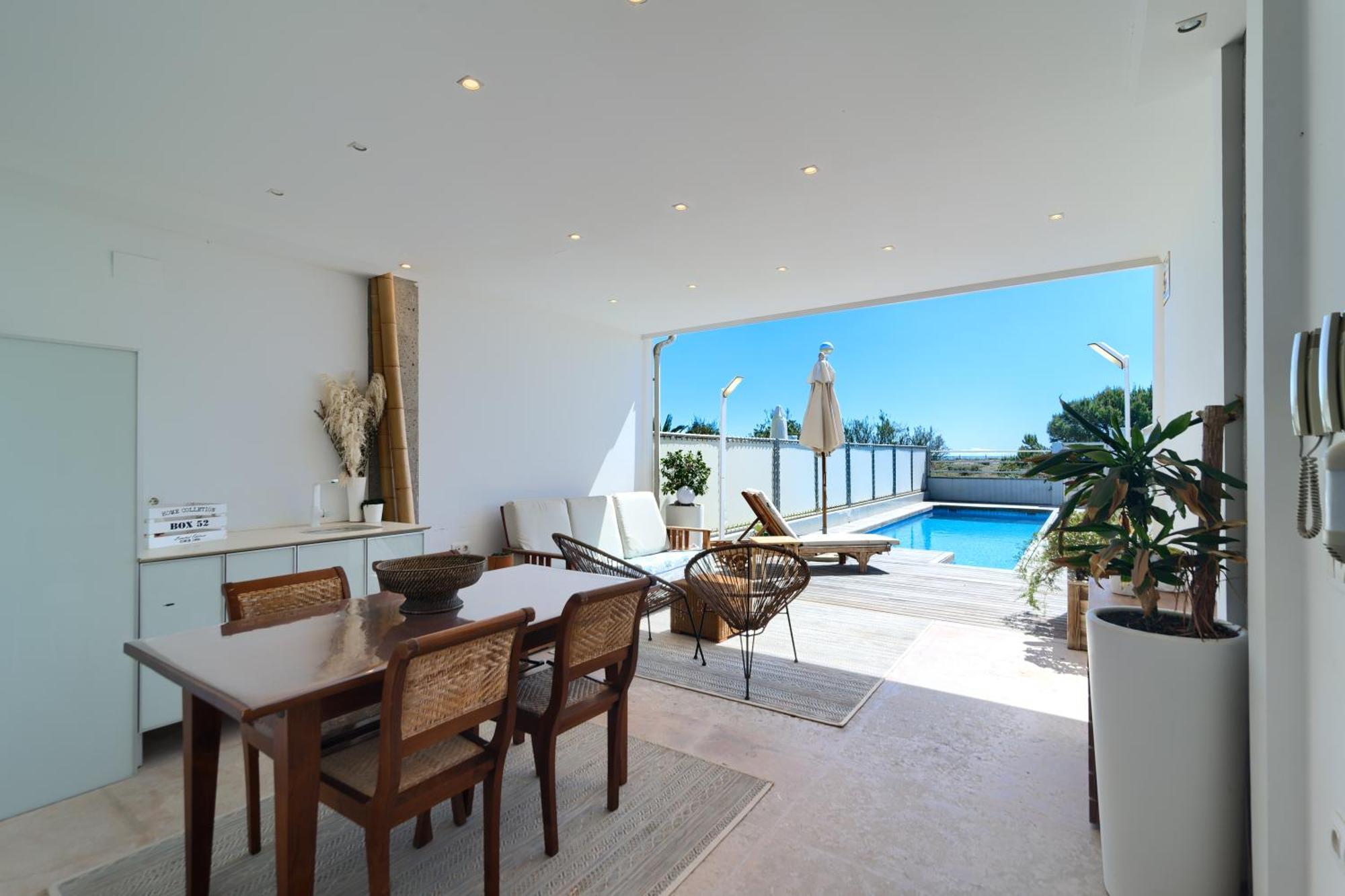Апартаменти Casa Frente Al Mar Con Piscina Privada Сагунт Екстер'єр фото